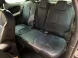 the back seats of a car are black in color
