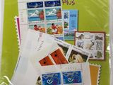 a close up of a package of stamps on a table