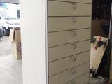 a lot of drawers that are in the back of a truck