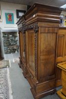 Magnifique armoire hollandaise ancienne à volutes – en palis… (photo 3)