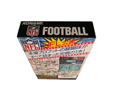a box with a picture of a football game inside of it
