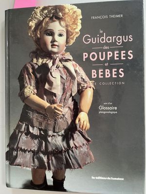 an image of a book with a picture of a doll on it