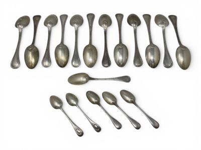 a lot of spoons and spoon spoons on a white surface