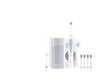 une brosse à dents avec son porte-brosse à dents et son porte-dentifrice