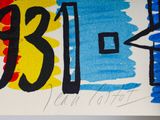 a picture of a painting with the word bl on it
