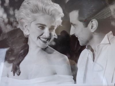 Madonna et Griffin DUNNE, photo de plateau du film "Who's th…