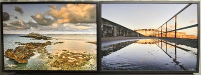 deux images de la même photo sur le même écran