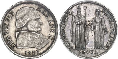 a close up of a coin with a woman and a man on it