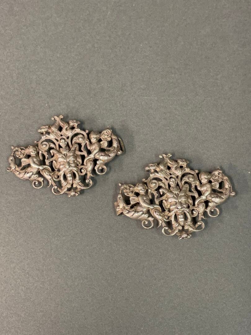 BOUCLES de CEINTURE Argent