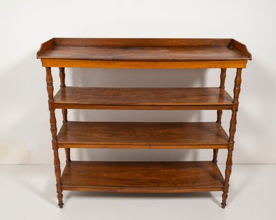 722. Desserte Louis-Philippe, en acajou et placage d’acajou …