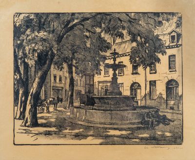 Charles WITTMANN (1876-1953) Trois vues de Franche-Comté