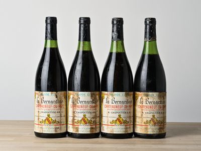 4 B CHÂTEAUNEUF DU PAPE LA BERNARDINE GRANDE CUVEE (2 à 3 cm…