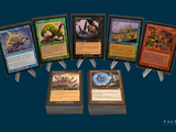 beaucoup de cartes sur la table