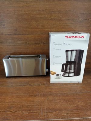 Lot de 1 Grile-Pain et 1 Cafetière de la marque THOMSON