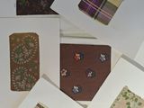 many different types of cards laid out on a table