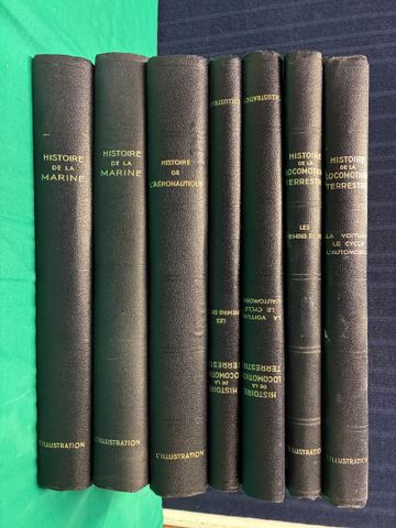 L’illustration : Histoire de la marine.2 vol. Histoire de la loco...