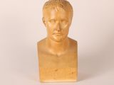 an image of a bust of a young man on a white background