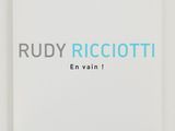 a white book with the words rudy ricotti envain on it