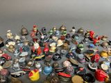 many different types of figurines that are on the table