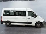a white van that is parked in a garage