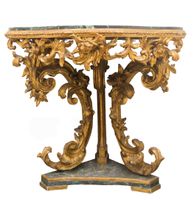 Console d'angle « Roma », style Louis XIV, début du XVIIIe s… (photo 3)