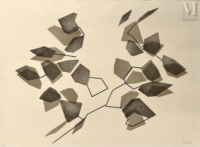 André BEAUDIN (1895-1979) Composition 1966