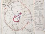 an old map of pennsylvania showing the location of the battle