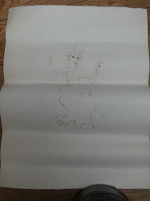 Léonord FINI (1907-1996) Jeune folle