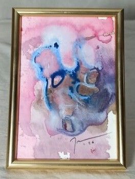 Johan CANTOURNET, Sans titre - Aquarelle sur papier - 10,5 x…