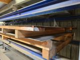 a rack with several different types of wood on it
