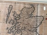 a picture of a map of scotland on a table