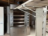 an image of a commercial kitchen with stainless steel appliances