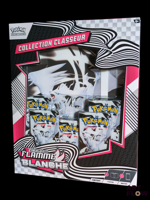 une boîte de cartes à collectionner Pokémon sur laquelle figure l'image d'une femme