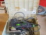 a tool box with a bunch of electrical wires in it