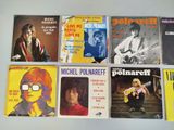 six different album covers of the beatles, including michael pollakff and the police