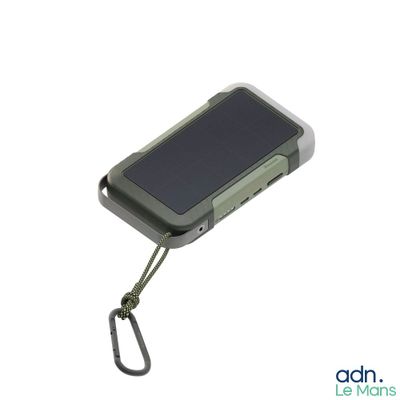 a cell phone that is attached to a lanyard