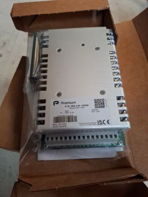an open box of electronic equipment sitting on top of a cardboard box