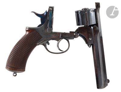 a close up of a gun on a white background with a white background