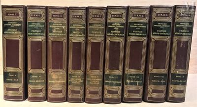 six books in a row sitting on a table in front of a white background