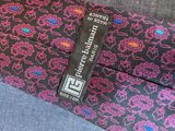a tie that has a label on it