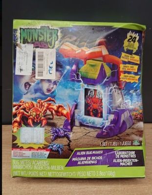 a box with a picture of a monster on it