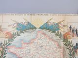 a map of france with pictures of people on it