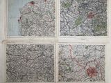 four maps of the city of london and the surrounding area