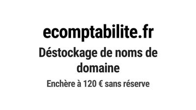 Nom de domaine ecomptabilite.fr.