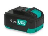 une batterie à laquelle est raccordé un chargeur de batterie