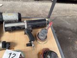 a picture of a table with a lot of tools on it