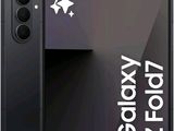 a close up of the back of a black galaxy fold 2 phone