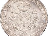 a close up of a coin with a crown on it