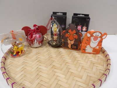 a basket that has some kind of items on it