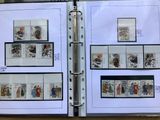 a picture of a book with a lot of stamps on it